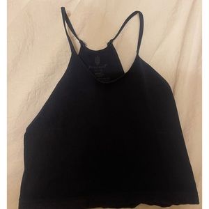 Navy free people movement tank top